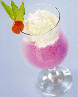 Молочный коктейль «Краснеющая ягодка»